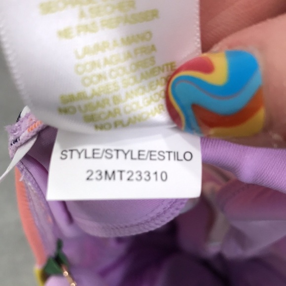 Anne Cole Twist Front Underwire Top Size 34C / 36B  New - Picture 10 of 10